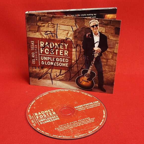 Radney Foster Unplugged & Lonesome CD 2012 Signed - Picture 8 of 9